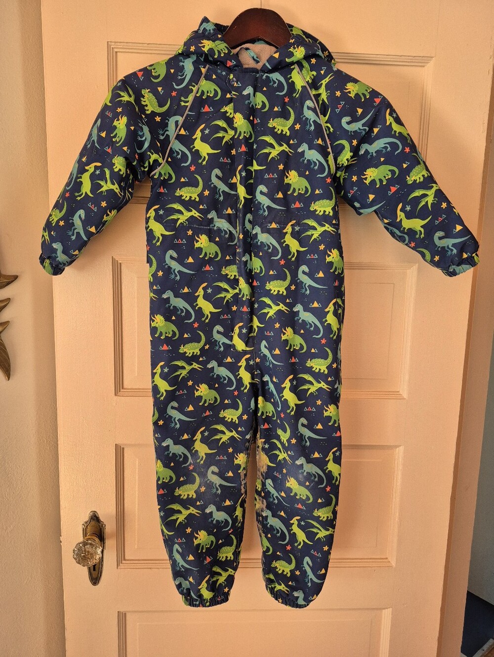 Jan And Jul Rain Suit Fleece Lined Size 4t Play Condition